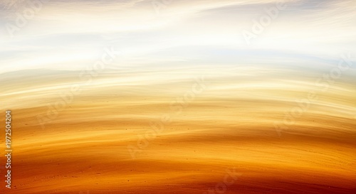 Abstract Vertical Flow of Ochre and Cream Grounding Earth and Sky Connection
