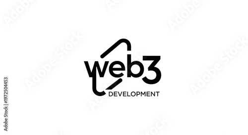 Web3 Development Logo - Decentralized Technology and Innovation