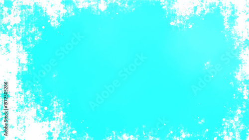 Vector Bright Cyan background with cloud frame and dreamy atmosphere creates soft gradient abstract design that captures and evokes calm feel and fresh vision