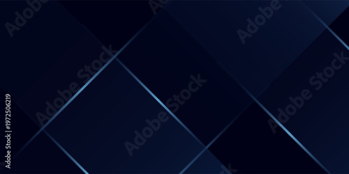 Abstract technology fintech with glowing blue lines