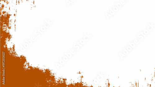 Abstract rust border frame texture and grunge effect and rough edge isolated design and blank space minimal backdrop old paper background and worn elegant design element rustic template.
