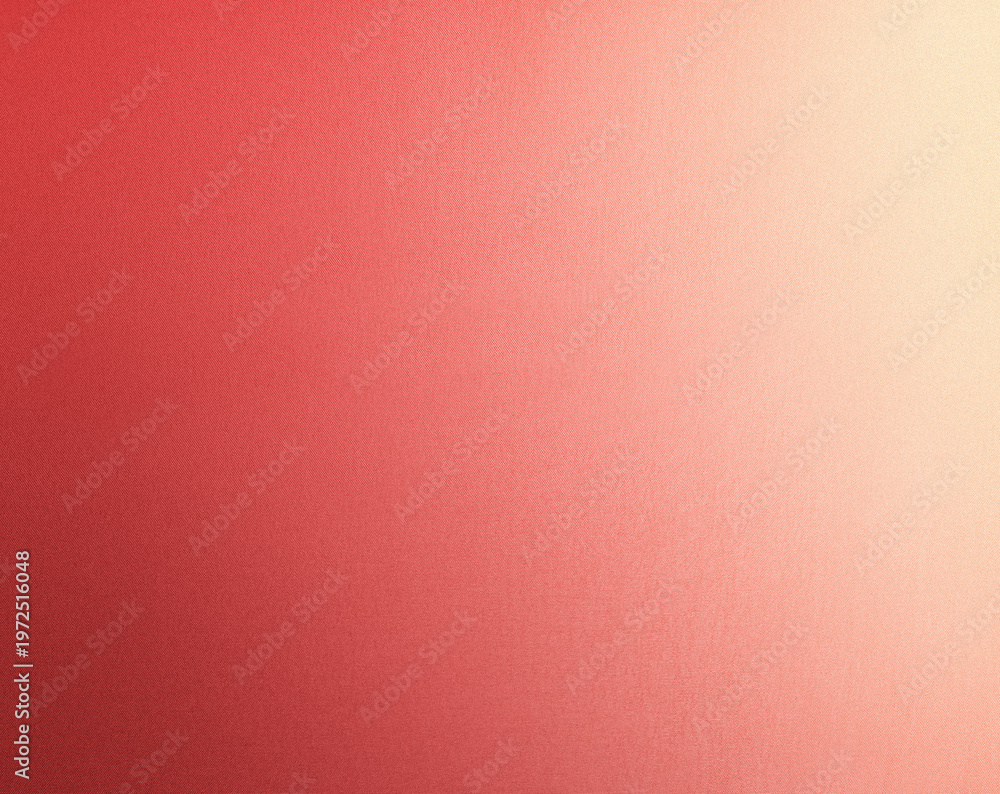 Fototapeta premium Poppy red, fruit punch, emboldened, sweet salmon, burnt coral, peach, champagne, lemon icing, vanilla yellow, desert sand, alesan. Elegant background with soft gradient and light on the right