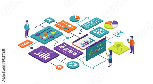 A vibrant orange 3D cube floats against a clean white background, conveying a sense of modernity and digital innovation, perfect for tech-related mark