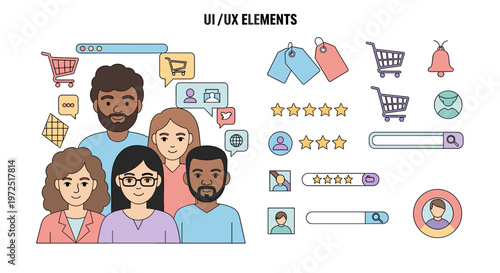 A friendly and approachable cartoon woman portrait conveys optimism and confidence. Ideal for marketing materials or social media content representing