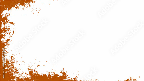Vector An artistic abstract featuring a rustic orange color texture frame around a blank space, evoking a sense of weathered charm and tactile appeal.