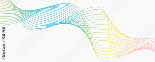 Experience digital excellence with this elite vector spectrum! High-impact multi-colored wave lines, perfectly engineered to dominate premium tech, science, and futuristic design markets.