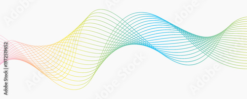 Experience digital excellence with this elite vector spectrum! High-impact multi-colored wave lines, perfectly engineered to dominate premium tech, science, and futuristic design markets.