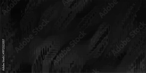 Dark abstract background with a fluid, rippling texture in shades of gray and black, evoking a sense of mystery and depth for sophisticated designs