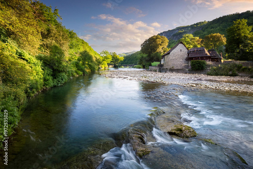 river in the mountains