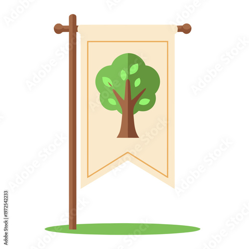 A banner displaying a tree icon with the words 'Reforest Hope'. It?s a simple, modern design suitable for environmental campaigns and branding. Clean, bright, and optimistic.