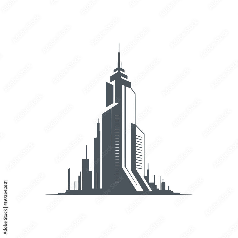 Fototapeta premium Abstract Modern Skyscraper Building Architecture Concept