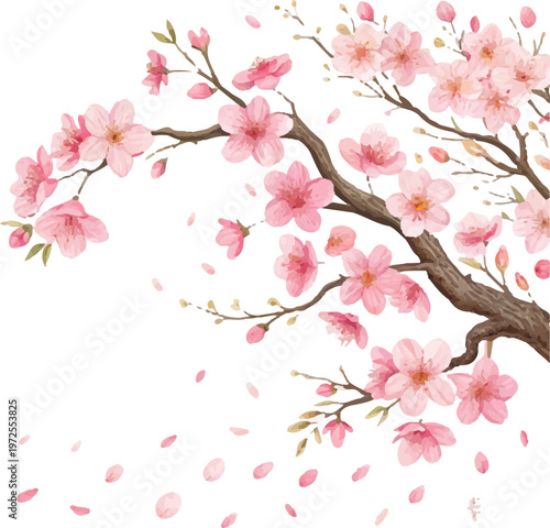 A stylized black silhouette of a tree with many branching limbs and a thick trunk