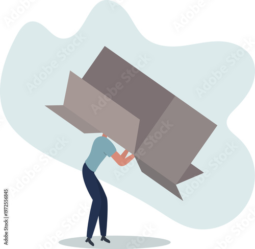 Business failure, work mistake or misfortune and unlucky, bankruptcy or fail entrepreneur concept.person's life situation and his activities.