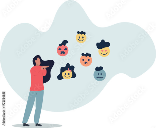 Emotional intelligence and ability to read emotions.Psychological feeling with mental understanding about emotional expression.person's life situation and his activities.