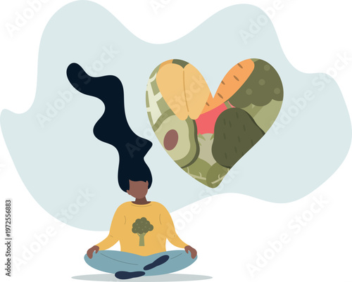 Gut health importance for stomach flora and digestion .Microorganism and bacteria balance in colon, bowel, belly.person's life situation and his activities.