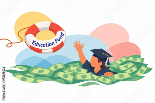 Student Graduate Saved from Sea of Debt by Education Fund Lifebuoy
