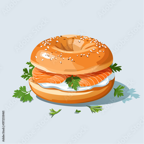 Smoked Salmon Bagel