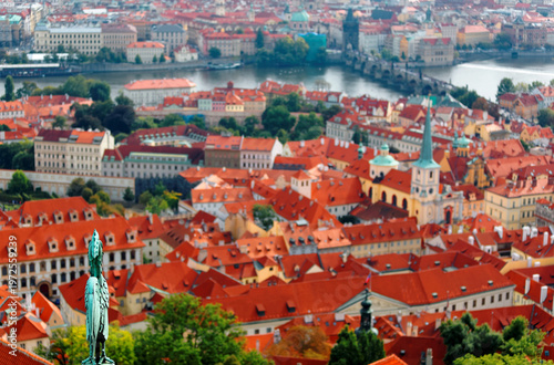 Foto View from top of the South Tower of St