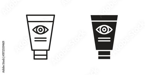 Eye cream icon for web design. icon symbol vector