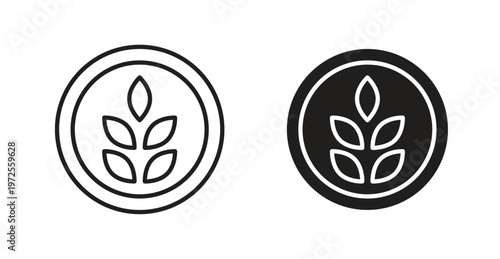 Fibre icon for web design. icon symbol vector