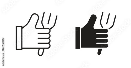 Good food icon for web design. icon symbol vector