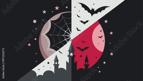 Silhouette of basketball player dunking with shattered glass effect