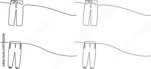 Illustrations of various styles of traditional handcrafted wooden spoons with different handles Vector