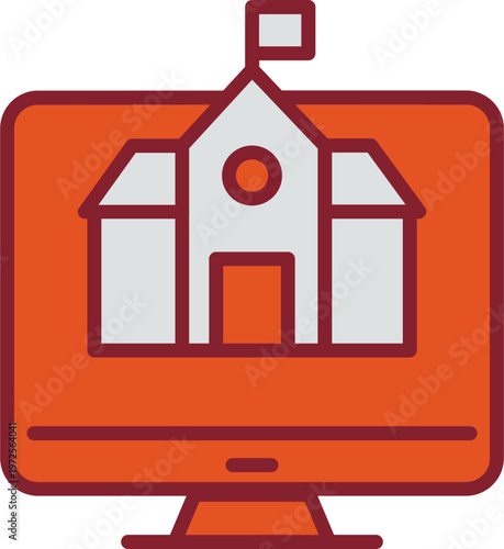 Homeschooling Vector Icon