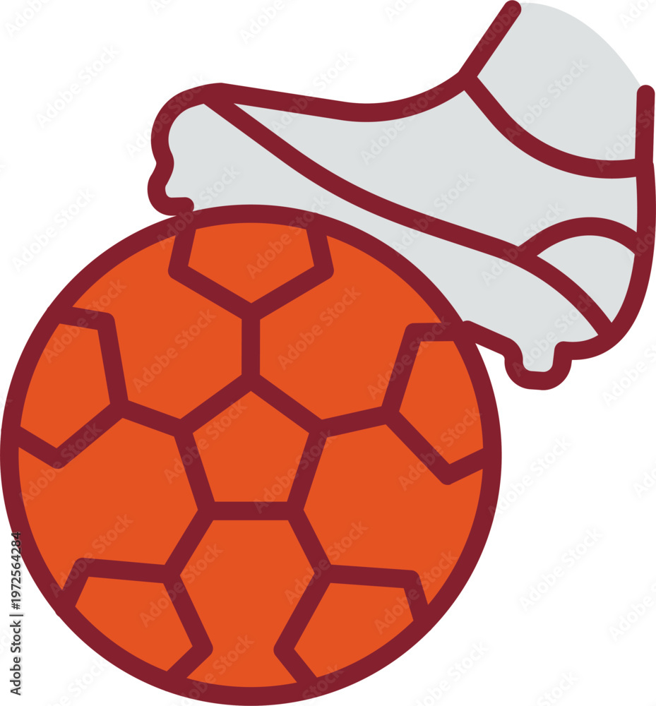 Obraz premium Football Vector Icon
