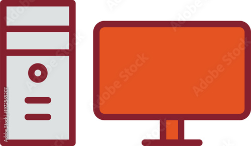 Desktop Vector Icon