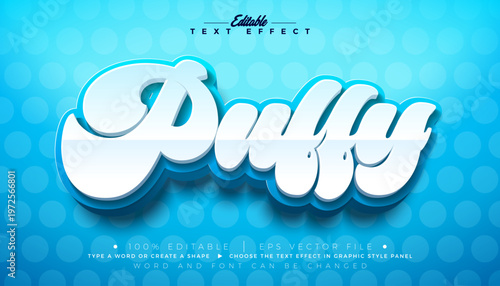 Puffy Marshmallow Style 3D Text Effect