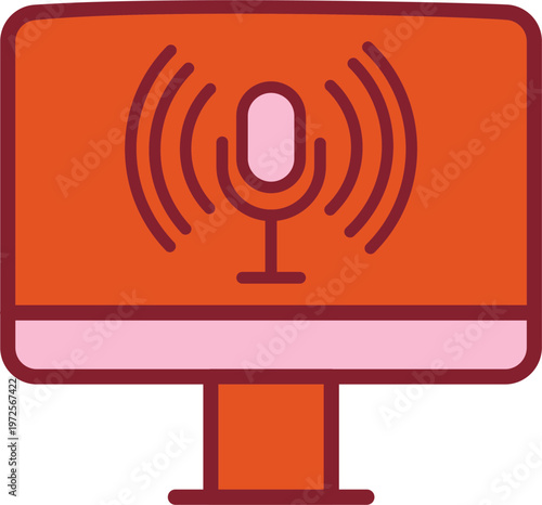 Podcast Vector Icon