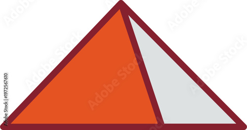 Pyramid Vector Icon