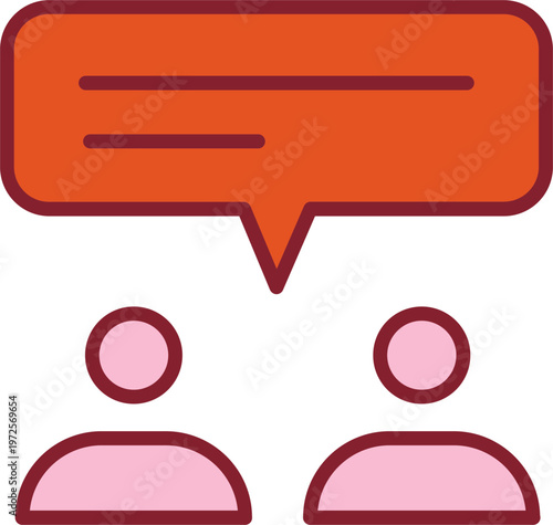 Conversation Vector Icon