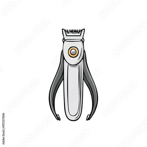 Professional Hair Clipper Grooming Tool with Precision Blades