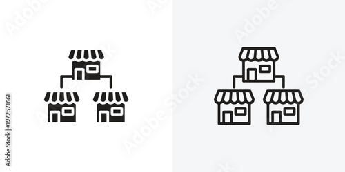 Franchise vectors icons pack for apps and Ui Ux desigs