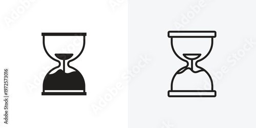 Hourglass end vectors icons pack for apps and Ui Ux desigs