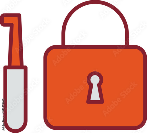 Lockpick Vector Icon