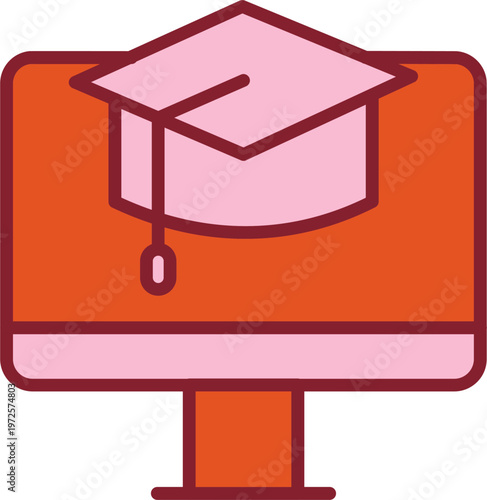 Elearning Vector Icon