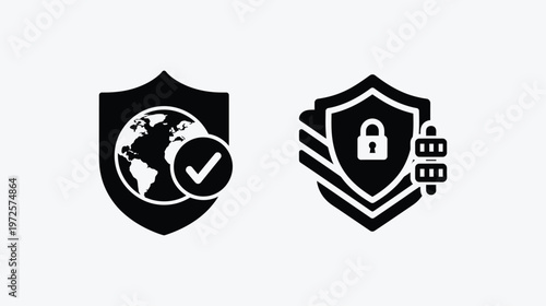 A minimalist black silhouette icon featuring a heavy metal anvil and a claw hammer for repair work