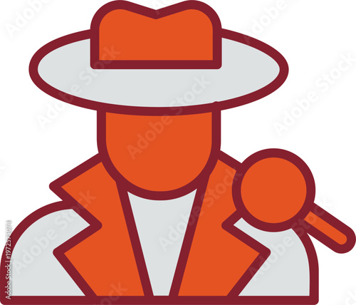 Detective Vector Icon