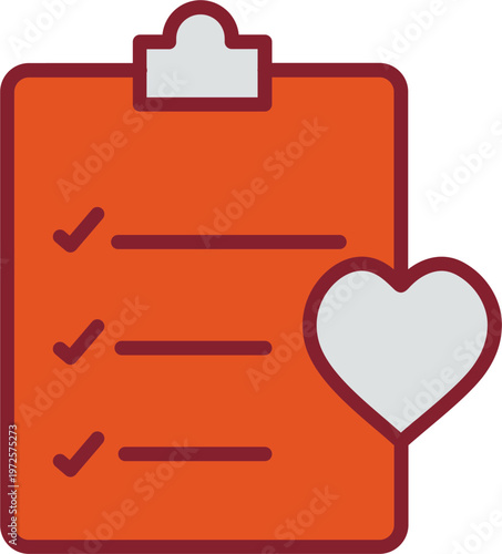 Wishlist Vector Icon