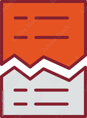 Corrupted List Vector Icon