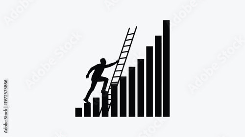 A minimalist black and white line icon depicting a professional truck driver holding a clipboard