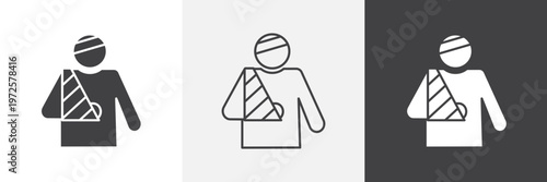 Injury icon element for design projects and web designs