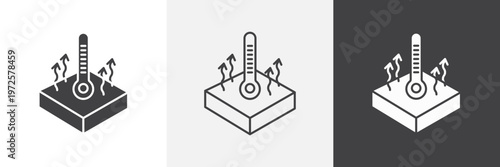 Insulation icon element for design projects and web designs