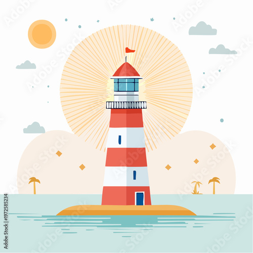 Phare Géométrique Maritime
