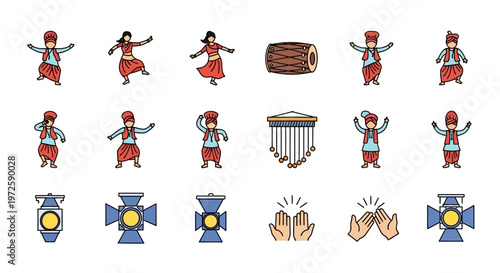 Native American cultural icons and symbols.