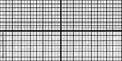 Dense grid of small identical rectangular blocks in black and white