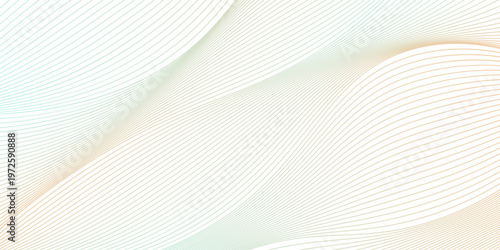 Premium background design with white line pattern (texture) in luxury pastel colour. Abstract horizontal vector template for business banner, formal backdrop, prestigious voucher, luxe invite